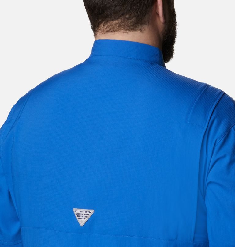 Men's Columbia PFG Tamiami II Long Sleeve Shirts Blue | Plus Size CA-R5C4A